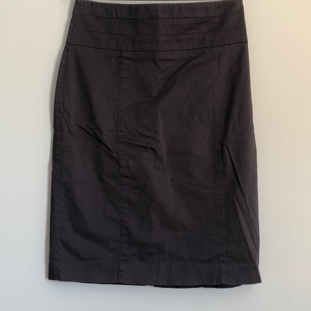 H&M | Dark Grey Zip Up Skirt